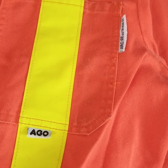 AGO ARC/FR ASTM 1506-02 Work Overalls Denim - Picture 9 of 11